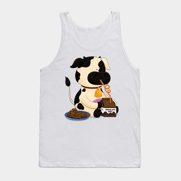 Choco Cow Tank Top by Sketchbook ni Abi